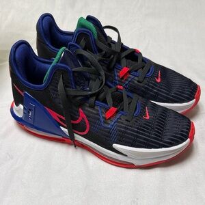 Nike Black and Red Athletic Shoes